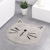 Carpet one generation flocking ins Nordic cartoon cat bathroom absorbent mat home entrance living room mat