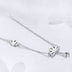 S925 Sterling Silver Lotus   Necklace Electroplated Clavicle Chain