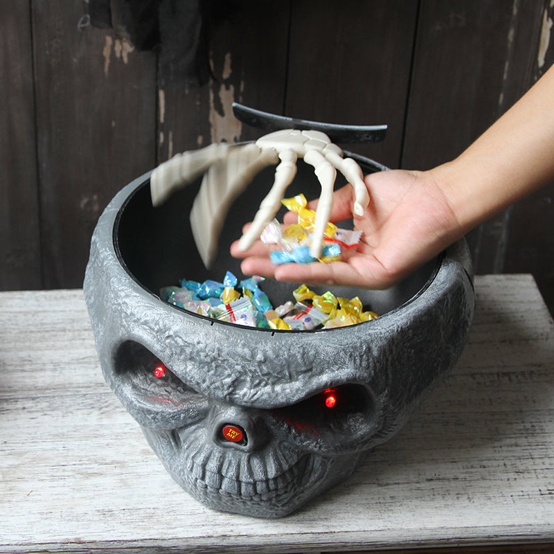 Electric Halloween Ghost Hand Candy Bowl - Minihomy