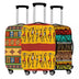 Color: pxtblack, Size: M - Afro Pattern Print Luggage Cover for Travel Africa Brown Women Suitcase Covers Elastic Travel Trolley Protective Case Cover - Minihomy