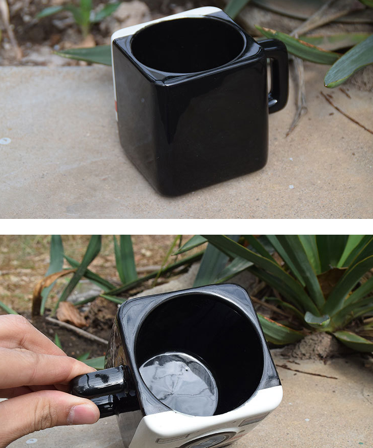 Creative camera ceramic cup styling mug - Minihomy