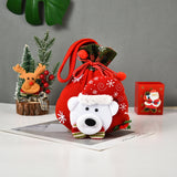 Cute Christmas Gifts Santa Doll Candy Bag Gifts Decoration