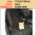 Waterproof Dog Car Seat Cover Pet Dog Travel Mat Mesh Dog Carrier Car Hammock Cushion Protector With Zipper And Pocket - Minihomy