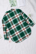 Plaid Dropped Shoulder Pocket Shacket - Minihomy