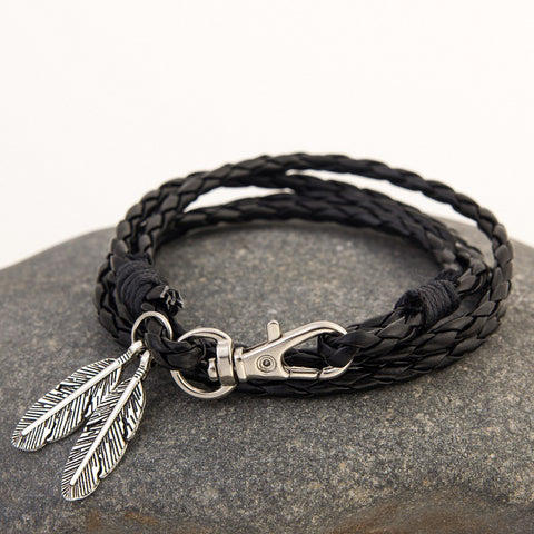 Jewelry Leather Charm Friendship Bracelets & Bangles