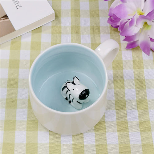 Animal cup in ceramic 3D cup