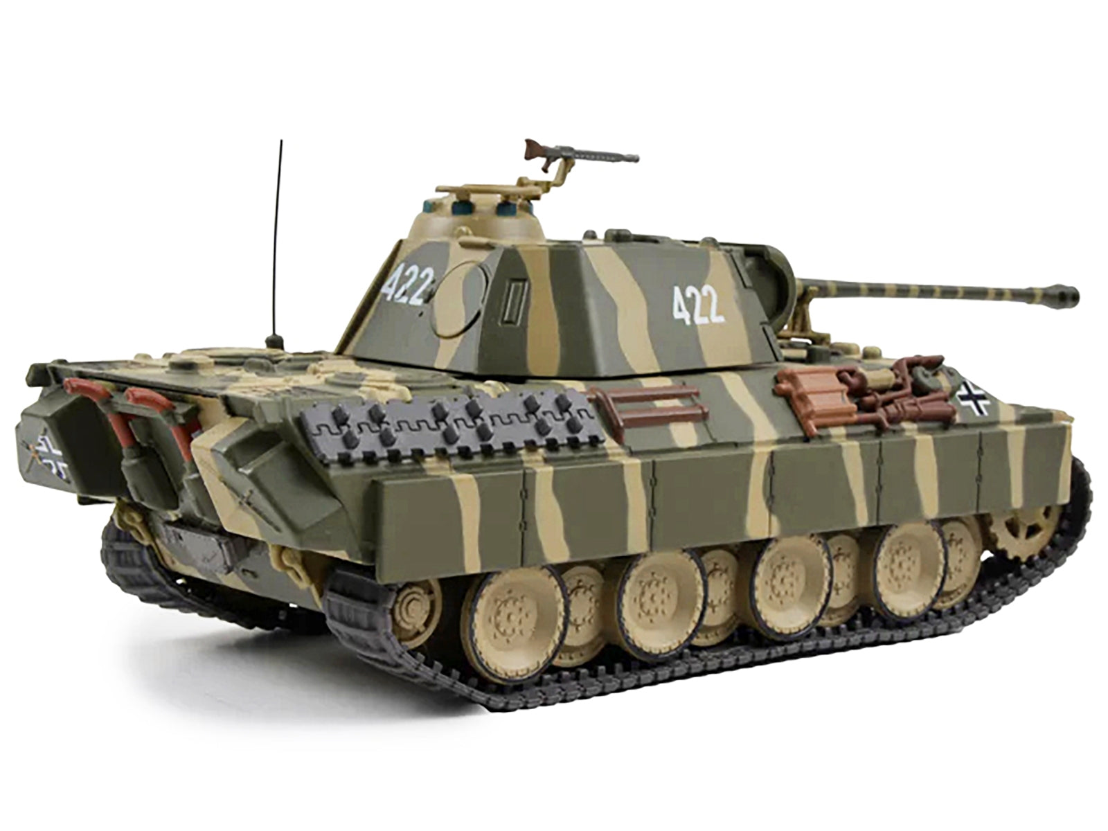 German Sd. Kfz. 171 PzKpfw V Panther Ausf. A Medium Tank with Side Armor Panels 1944 - Minihomy