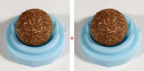 3pcs/lot Self-adhesive Rotated Catnip Lick Ball