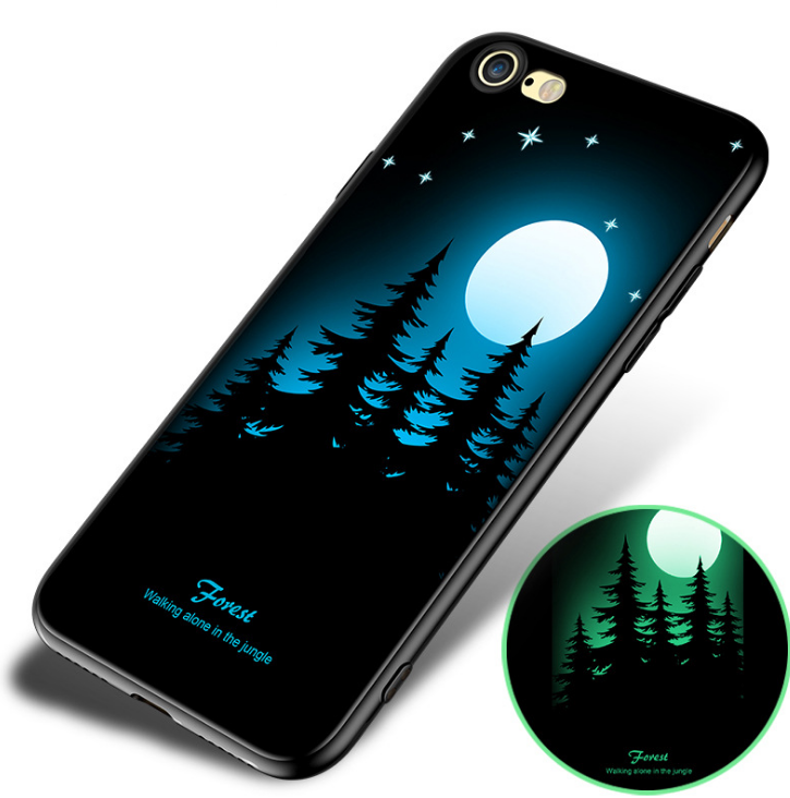 Mobile phone case all-inclusive 8plus luminous soft shell