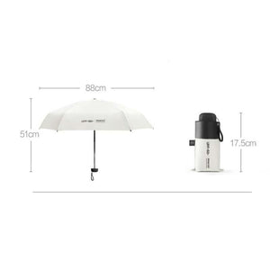 Portable Anti-UV Pouch Mini Umbrella Rain Women Windproof Durable 5 Folding Sun Umbrellas Portable Solar Female Parasol