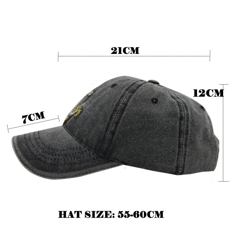 Anchor Embroidered Baseball Cap - Casual Style for All Seasons