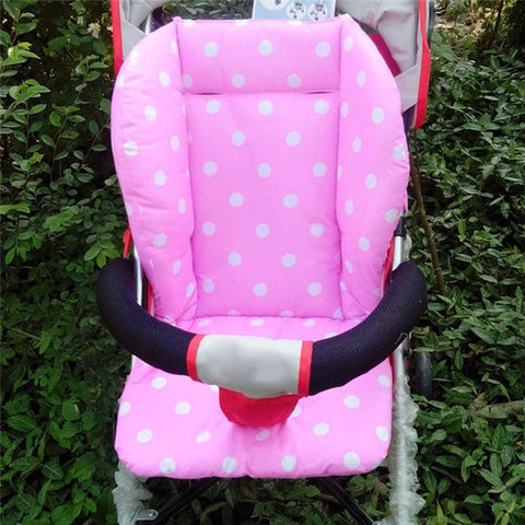 Baby Infant Stroller Seat Pushchair Cushion Cotton Mat Rainbow Color Soft Thick Pram Cushion Chair