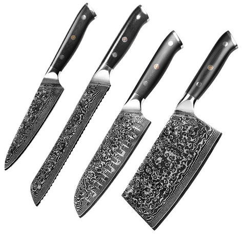Household Forged Pattern Kitchen Set Knives