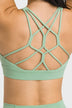 Breathable Crisscross Back Sports Bra - Minihomy