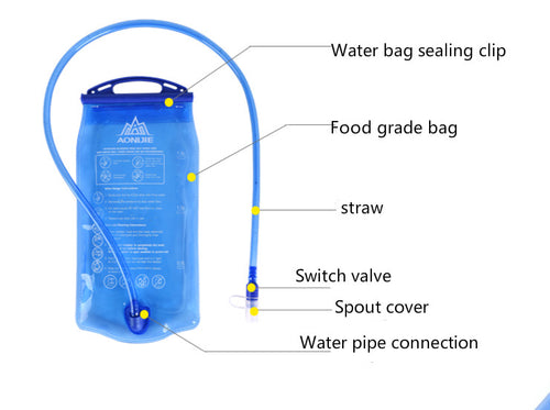 Outdoor sports bottle drinking water bag drinking water bag riding running mountaineering hiking off-road
