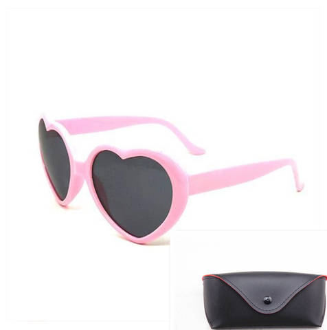 Heart-shaped Lights Become Love Special Effects Glasses Sunglasses