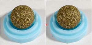 3pcs/lot Self-adhesive Rotated Catnip Lick Ball - Minihomy
