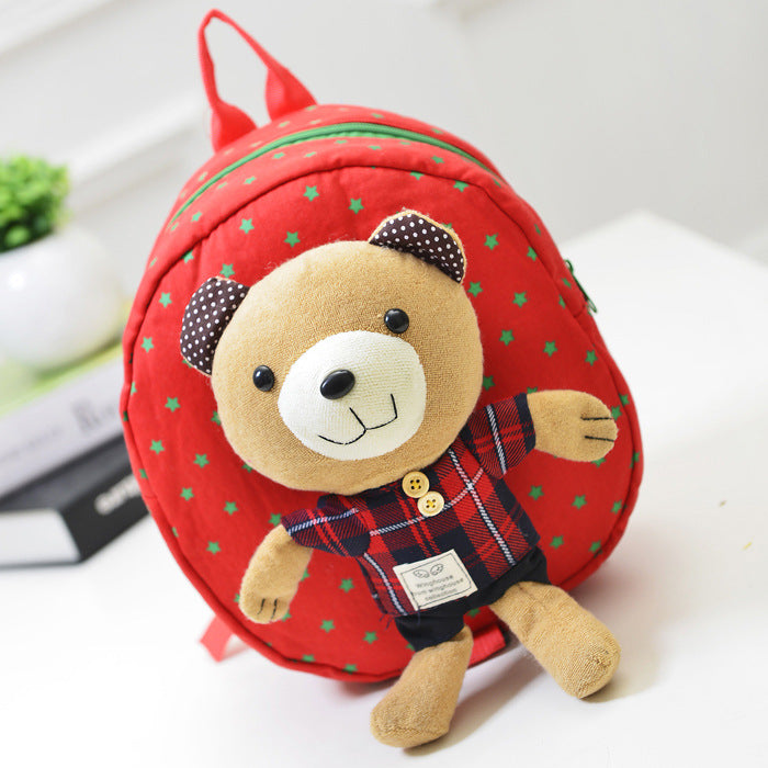 Cute Baby Backpack Anti-lost Bear Cartoon