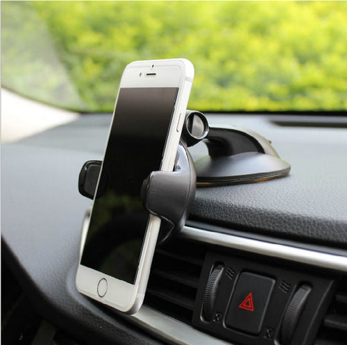 Suction cup car phone holder