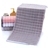 Jacquard checked towel