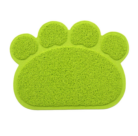 Claw-shaped cat litter mat