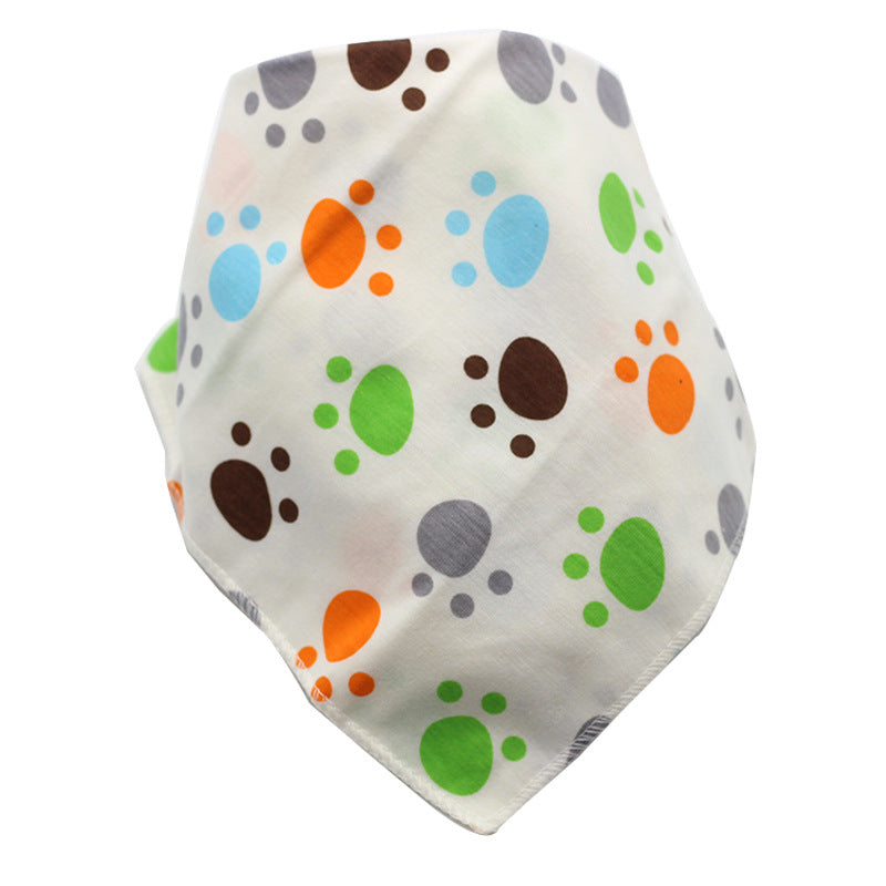 Baby Bibs Waterproof Triangle Cotton Cartoon Child Baberos Bandana Bibs