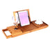 Solid wood retractable multifunctional bathroom shelf