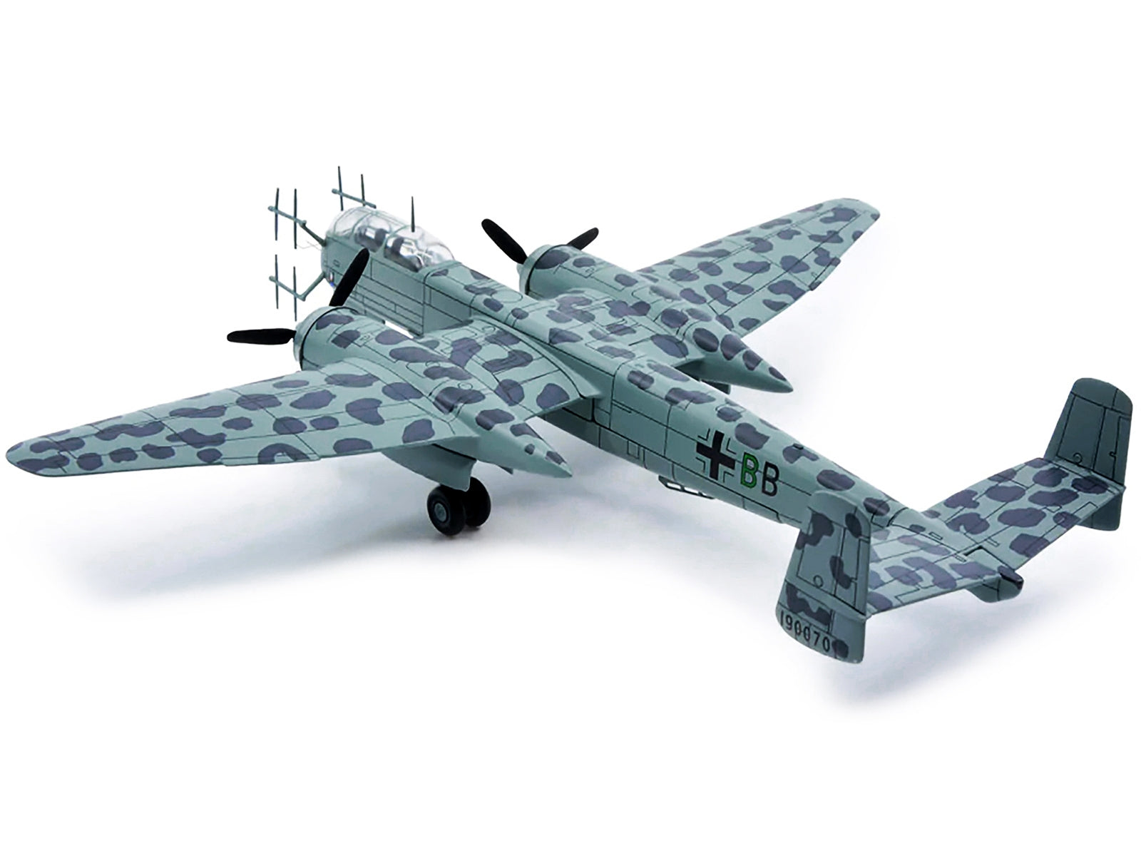 Heinkel HE 219 A-7 UHU Fighter Plane (Germany 1942) 1/72 Diecast Model by Warbirds of WWII