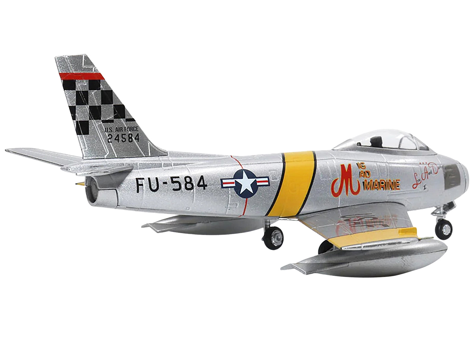 North American F-86F Sabre Fighter Aircraft "US Air Force" 1/72 Diecast Model by Militaria Die Cast