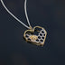 X & P Charm Fashion Silver necklaces for Women Girl Heart Honeycomb Bee pendant choker necklace Gift Prom Party Animal