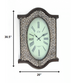 20" Novelty Brown Wood Mechanical Analog Wall Clock - Minihomy