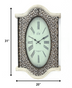 20" Novelty Brown Wood Mechanical Analog Wall Clock - Minihomy