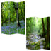 1" X 48" X 72" Multi Color Wood Canvas Meadows And Streams  Screen - Minihomy