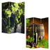 1" X 48" X 72" Multi Color Wood Canvas Wine Country  Screen - Minihomy