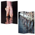 1" X 48" X 72" Multi Color Wood Canvas Ballet  Screen - Minihomy