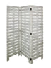 1 X 63 X 72 White Wood Garden  Screen - Minihomy