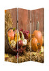 1 X 48 X 72 Multi Color Wood Canvas Harvest  Screen - Minihomy