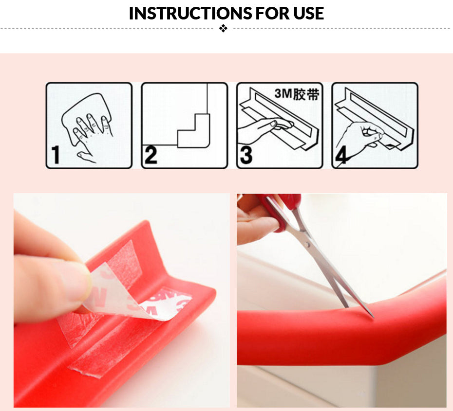 Thickened L-shaped Anti-knock Protection Anti-collision Strip - Minihomy