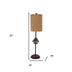 13 X 15 X 31 Bronze Traditional - Table Lamp - Minihomy