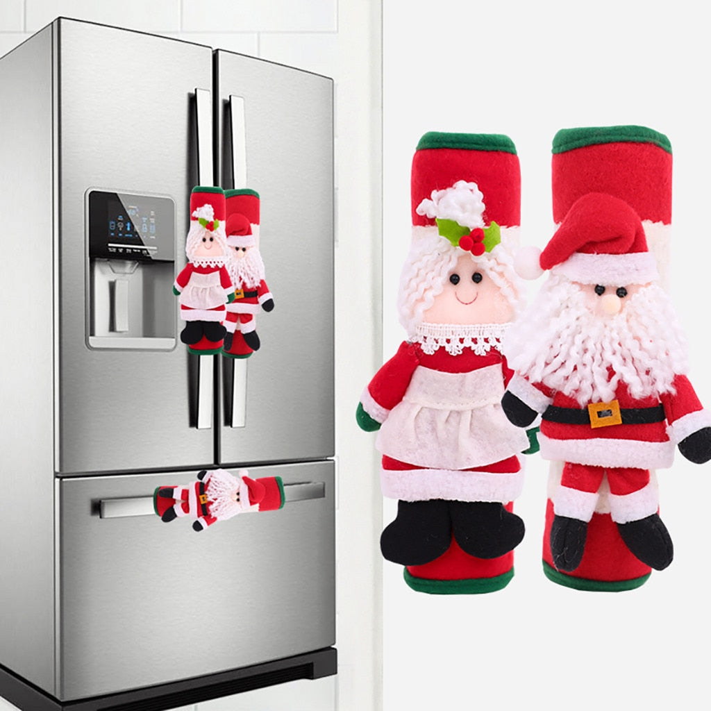 Christmas decoration refrigerator glove