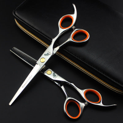 Screw hair scissors