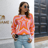 Star Dropped Shoulder Sweater: Embrace Effortless Style