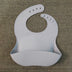 Soft Waterproof Silicone Baby Bib with Food Catcher, Baby Silicone Bib