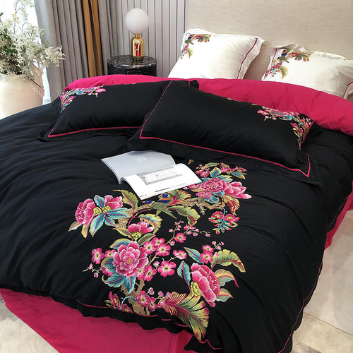 4-Piece Set of European High-End Soft Model Room Villa Bedding