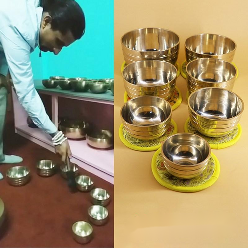 A Set Of Buddha's Sound Bowls And Ornamental Bowls