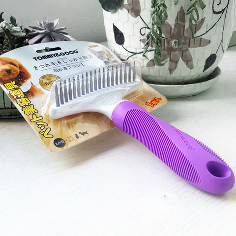 Thick needle stainless steel hair removal comb