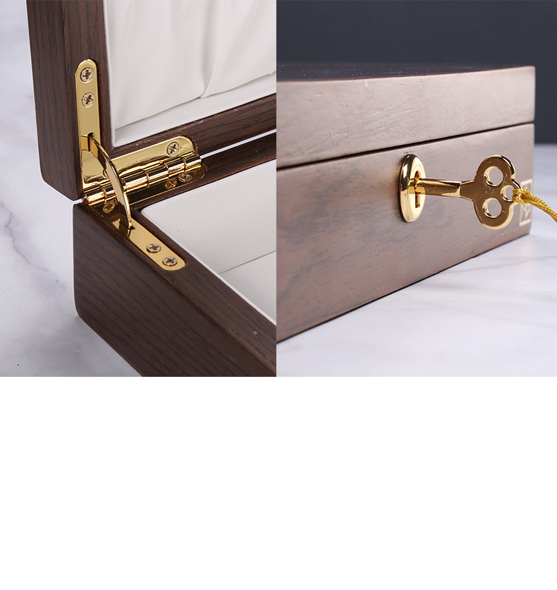 Simple Solid Color Ring Boutique Jewelry Box