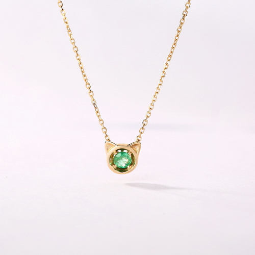 Korean 14k Rose Gold Necklace London Blue Topaznatural