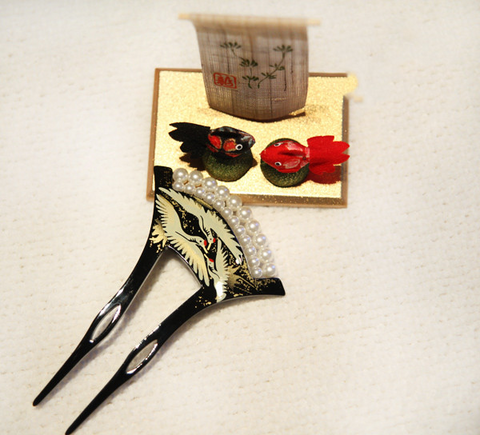 Japanese Style Traditional Acrylic Hair Accessories