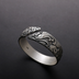 S999 Pure Silver Phoenix Peony Wide Side Thai Silver Matte Retro Ethnic Style  Bracelet Women